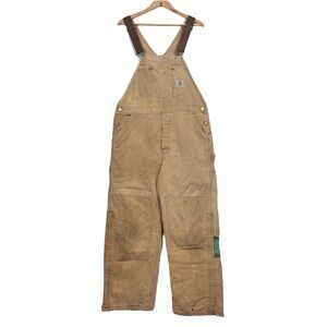 VTG Distressed Insulated Carhartt Overalls